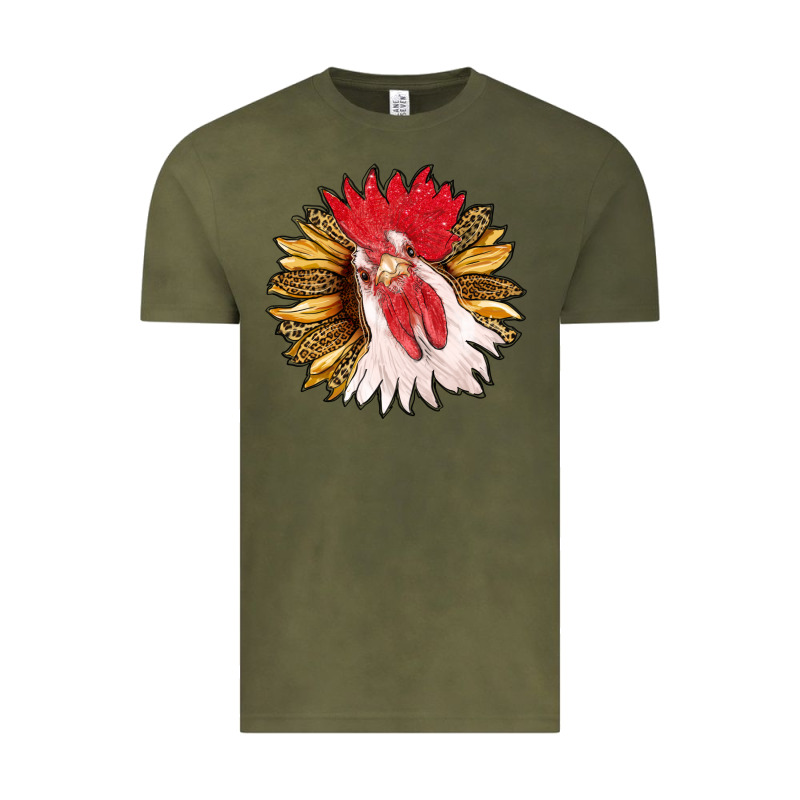 Sunflower With Rooster Vintage Tee by RanaPortraitStore | Teevron