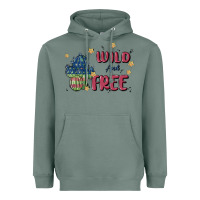 Sage wild and free Heavyweight Hoodie - MaliasSmallBusiness