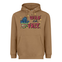 Toasted Coconut wild and free Heavyweight Hoodie - MaliasSmallBusiness