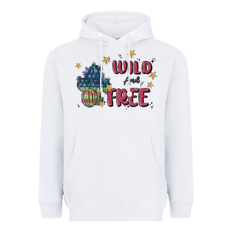 Wild And Free Heavyweight Hoodie by MaliasSmallBusiness | Teevron