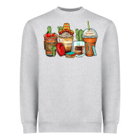 Heather Grey spanish teacher coffee cups Heavyweight Sweatshirt - Zillion Design Studio