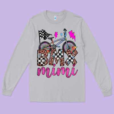 Bmx Mimi Long Sleeve Tee Designed By Jahusdesignshop