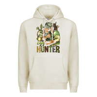 Oatmeal Heather Egg Hunter Premium Hoodie - BundleAndBundleShop