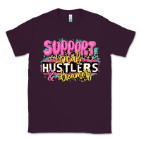 Plum support local hustlers and dreamers Classic Tee - JahusDesignShop