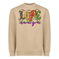 Mushroom love with crawfish mardi gras Heavyweight Sweatshirt - RanaPortraitStore