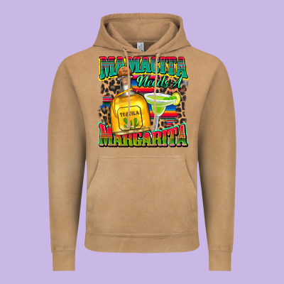 Mamacita Needs A Margarita Vintage Hoodie Designed By Zillion Design Studio