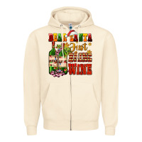 Sandshell dear santa just bring wine Zipper Hoodie - AdoDesignShop