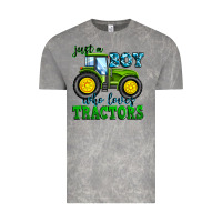 Cloud Rock just a boy who loves tractors Vintage Tee - Zillion Design Studio
