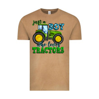 Vintage Camel just a boy who loves tractors Vintage Tee - Zillion Design Studio