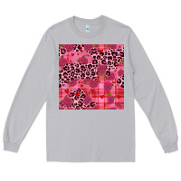 Moon Dust valentines day roses leopard seamless pattern Long Sleeve Tee - JahusDesignShop