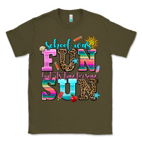 Army Green school was  fun but its time for some  sun Classic Tee - AdoDesignShop