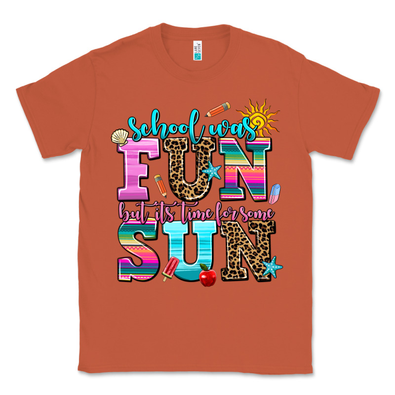 School Was  Fun But Its Time For Some  Sun Classic Tee by AdoDesignShop | Teevron