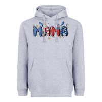 Heather Grey 4th july mama Heavyweight Hoodie - MaliasSmallBusiness