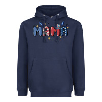 Navy 4th july mama Heavyweight Hoodie - MaliasSmallBusiness