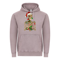 Vintage Zinc Christmas Skeleton Vintage Hoodie - RanaPortraitStore