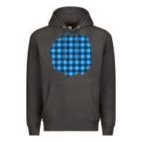 Smoke Winter Tartan Patch Premium Hoodie - BundleAndBundleShop