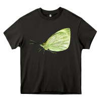 Asphalt Cabbage White Butterfly Heavy Core Tee - LillyAllenDesigns