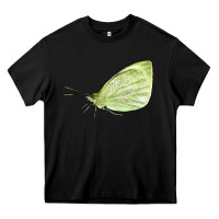 Black Cabbage White Butterfly Heavy Core Tee - LillyAllenDesigns