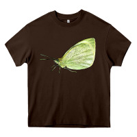 Chocolate Brown Cabbage White Butterfly Heavy Core Tee - LillyAllenDesigns