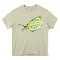 Mossy Cabbage White Butterfly Heavy Core Tee - LillyAllenDesigns
