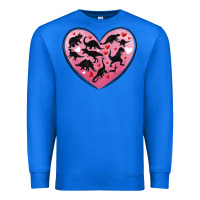True Royal dinosaur valentine heart Premium Sweatshirt - MaliasSmallBusiness