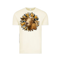 Vintage Arctic sunflower with goat Vintage Tee - RanaPortraitStore