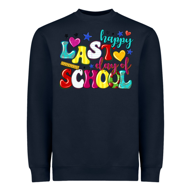 Happy Last Day Of School Heavyweight Sweatshirt by texasbilliewilder | Teevron