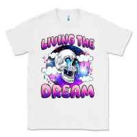 White living the dream Classic Tee - JahusDesignShop