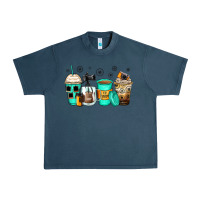 Midnight Navy photography coffee cups Urban Heavy Tee - Zillion Design Studio