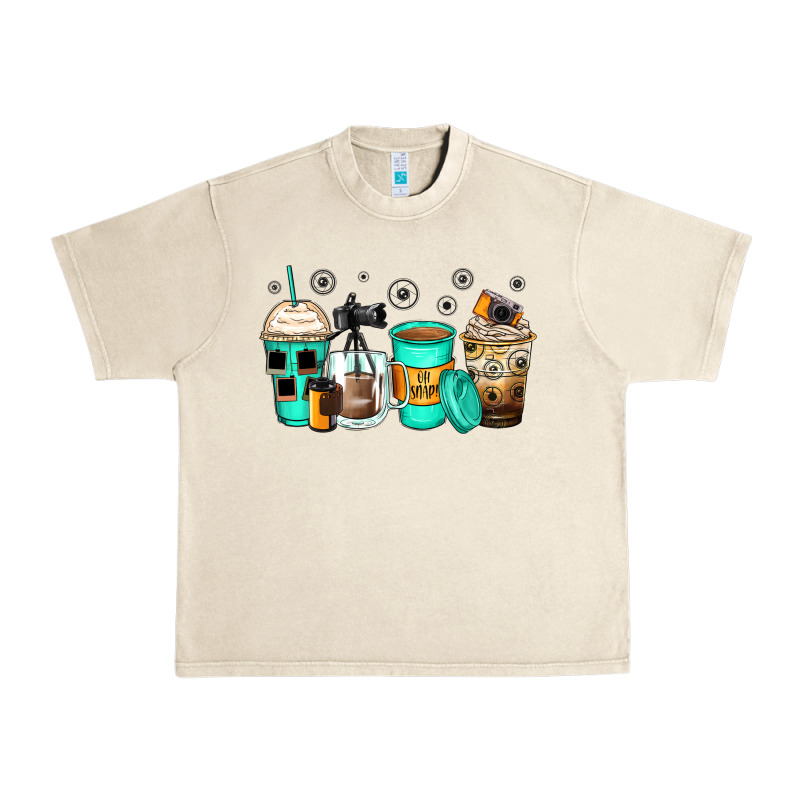 Photography Coffee Cups Urban Heavy Tee by Zillion Design Studio | Teevron