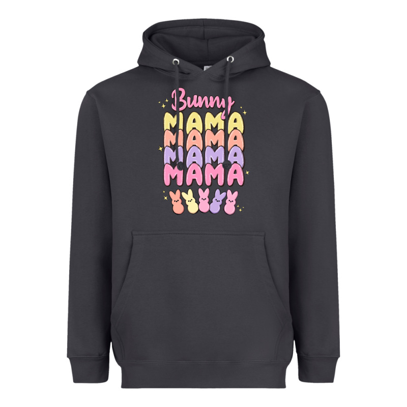 Bunny Mama Heavyweight Hoodie by MaliasSmallBusiness | Teevron