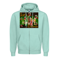 Seafoam Christmas cocktail Zipper Hoodie - AdoDesignShop