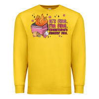 Lemon it's fine i'm fine everything's freakin' fine Premium Sweatshirt - MaliasSmallBusiness