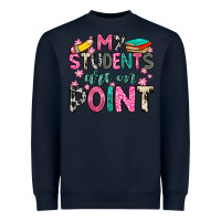 Navy my students are on point Heavyweight Sweatshirt - Zillion Design Studio