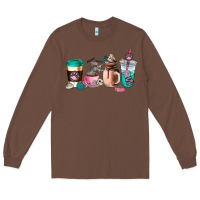 Chestnut cat  coffee cup Long Sleeve Tee - AdoDesignShop