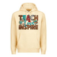 Pina Colada Teach Love Inspire With Leopard Premium Hoodie - BundleAndBundleShop