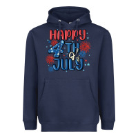 Navy happy 4th of july Heavyweight Hoodie - MaliasSmallBusiness