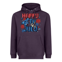 Plum happy 4th of july Heavyweight Hoodie - MaliasSmallBusiness
