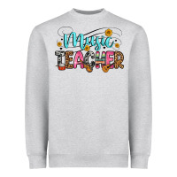 Heather Grey music teacher Heavyweight Sweatshirt - Zillion Design Studio