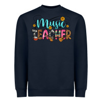 Navy music teacher Heavyweight Sweatshirt - Zillion Design Studio