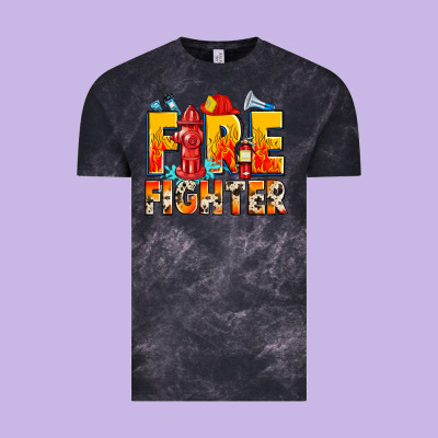 Firefighter Vintage Tee Designed By Zillion Design Studio