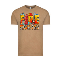 Vintage Coffee firefighter Vintage Tee - Zillion Design Studio