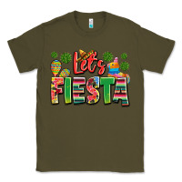 Army Green let's fiesta Classic Tee - JahusDesignShop