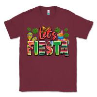 Burgundy let's fiesta Classic Tee - JahusDesignShop