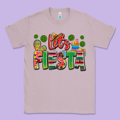 Let's Fiesta Classic Tee Designed By Jahusdesignshop
