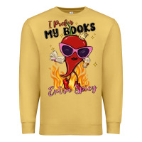 Antique Gold i prefer my books extra spicy Premium Sweatshirt - MaliasSmallBusiness
