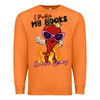 Carrot i prefer my books extra spicy Premium Sweatshirt - MaliasSmallBusiness