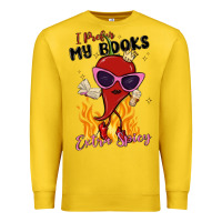 Lemon i prefer my books extra spicy Premium Sweatshirt - MaliasSmallBusiness
