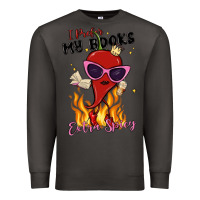 Smoke i prefer my books extra spicy Premium Sweatshirt - MaliasSmallBusiness