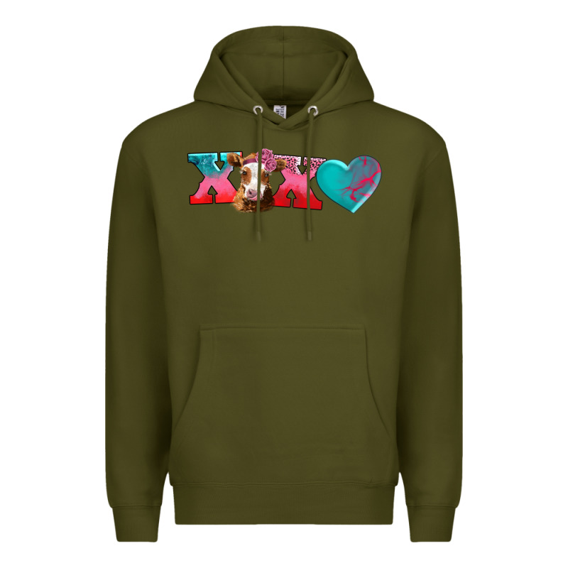 Xoxo Guarnsey Cow Premium Hoodie by AdoDesignShop | Teevron